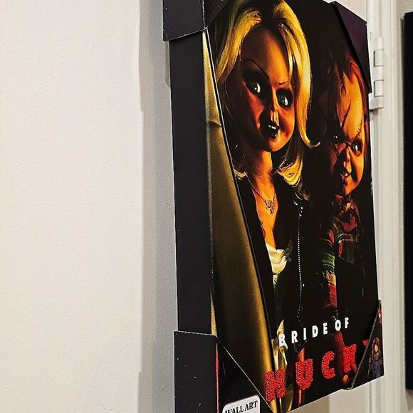 Chucky Universal Bride of Chucky Embrodried Canva Wall Decor - Picture 3 of 7